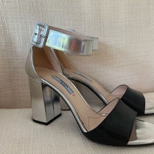 Prada shoesExcellent condition, beautiful Prada high heel sandals with ankle str